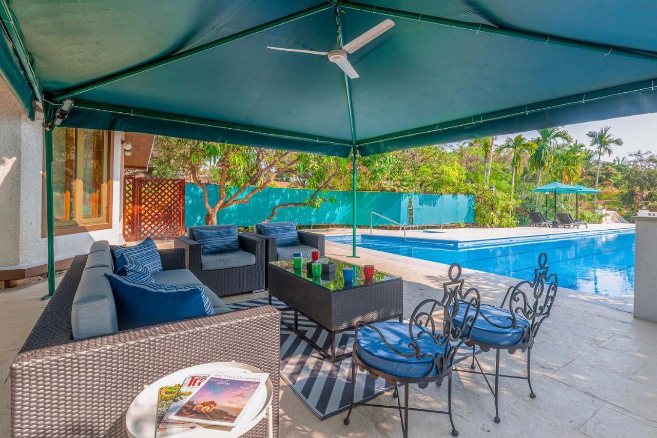 Stayvista'S Casa Palmera - Pet-Friendly Villa With Pool, Garden With Gazebo, And Indoor & Outdoor Games Alībāg Eksteriør billede