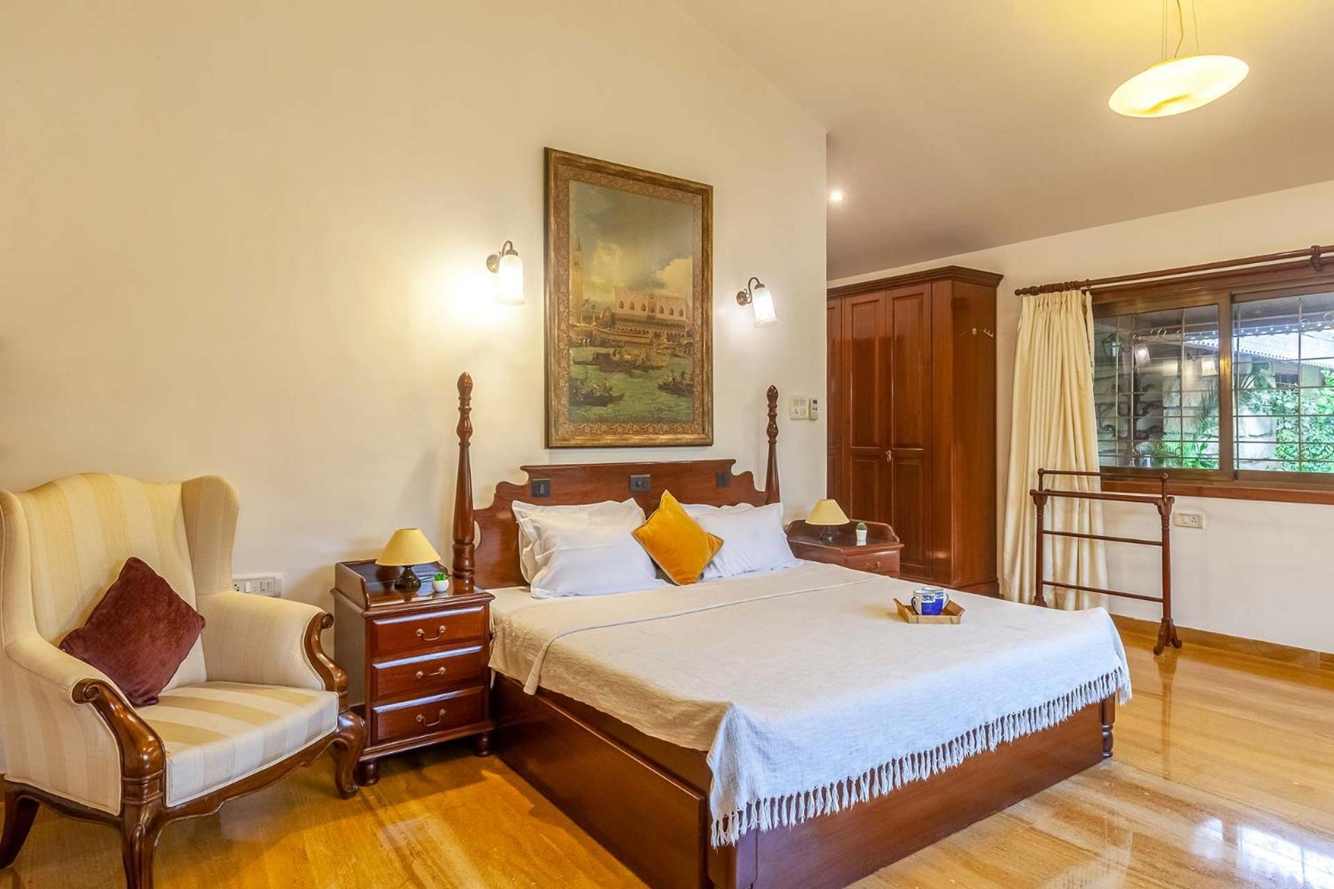 Stayvista'S Casa Palmera - Pet-Friendly Villa With Pool, Garden With Gazebo, And Indoor & Outdoor Games Alībāg Eksteriør billede