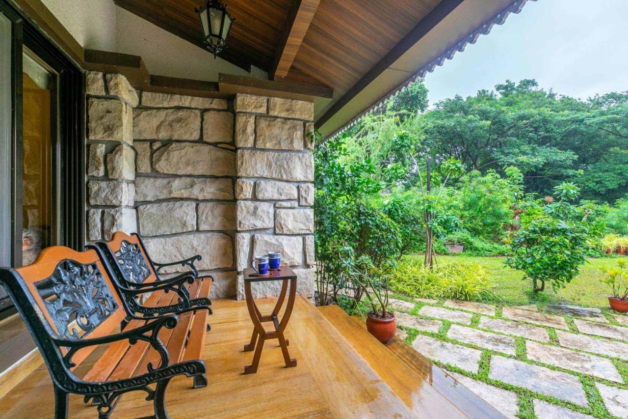 Stayvista'S Casa Palmera - Pet-Friendly Villa With Pool, Garden With Gazebo, And Indoor & Outdoor Games Alībāg Eksteriør billede