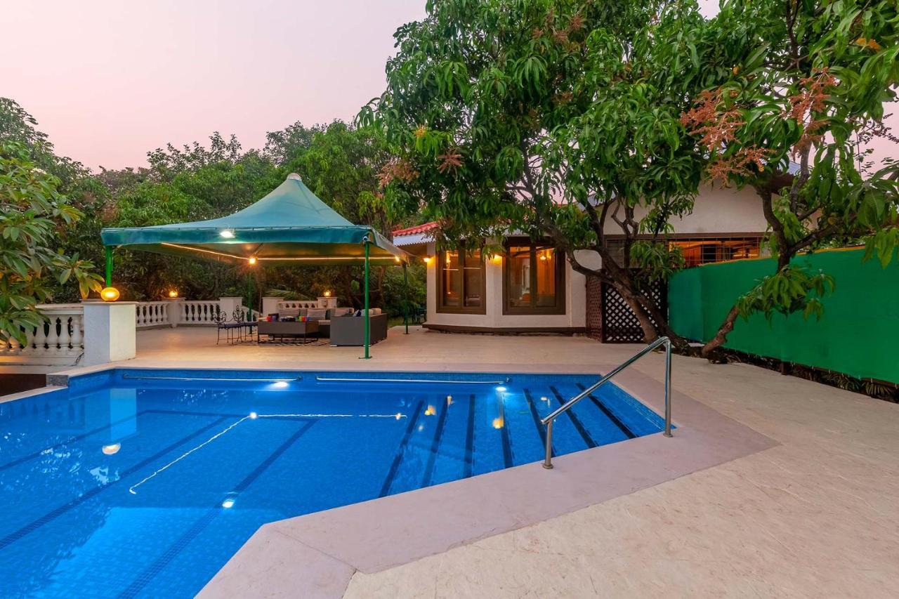 Stayvista'S Casa Palmera - Pet-Friendly Villa With Pool, Garden With Gazebo, And Indoor & Outdoor Games Alībāg Eksteriør billede